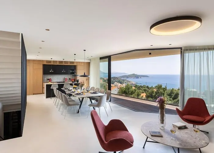 Modern Villa In Dubrovnik With Infinity Rooftop Pool